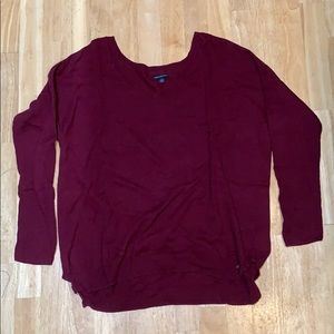 AEO Burgundy Sweater